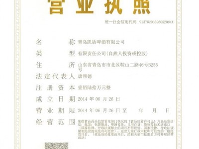 營業(yè)執(zhí)照