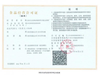 食品經(jīng)營許可證