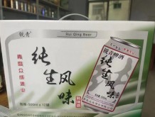 銳青純生風(fēng)味熟啤酒