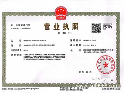 營(yíng)業(yè)執(zhí)照（副本）